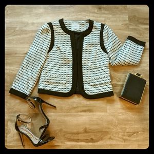 Black &White Crop Jacket